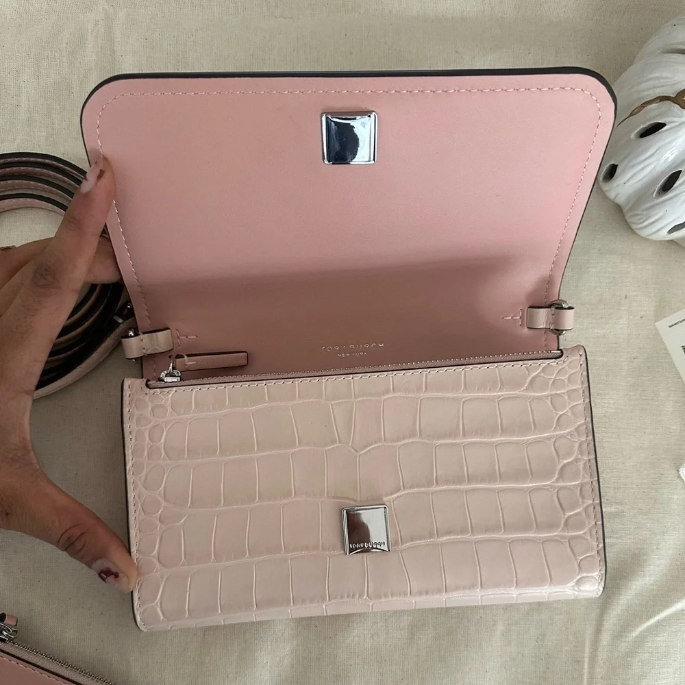 New Tory burch Thea 2pcs flat wallet flat crossbody 💖